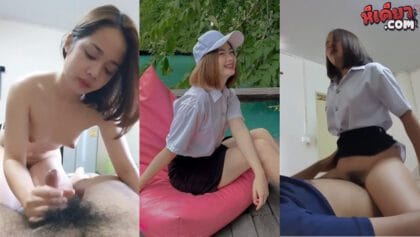 คลิปหลุดใหม่ นักศึกษามอดังย่านรังสิต โดนแฟนเก่าจับเย็ดแล้วถ่ายคลิปมาปล่อยจับตอกหีคาชุดนักศึกษาขย่มควยเสียวเด็ดชิบหายเห็นแล้วอยากเย็ดนักศึกษาเลย