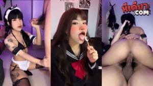 คลิปโป๊โอลี่แฟน ferzhnygirl น้องเฟอสาวคอสเพลย์ชุดเมดสุดเด็ดมาเล่นควยแฟนหนุ่มโดนแฟนหนุ่มจับเย็ดซอยหีขึ้นขย่มเย็ดคาชุดลีลาร่อนเอวอย่างเด็ดตอกกันโครตเด็ด