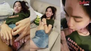 คลิปหลุดไทย เมียทางบ้าน โคตรสวยเห็นหน้าชัดหีอย่างน่าเย็ดเลยอมควยฟินๆหน้าตาดีขนาดนี้ยอมให้ผัวถ่ายมาปล่อยเฉยเสียดายหีแฉะๆน่าเย็ดแบบนี้ชิบหายเลย