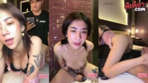 คลิปหลุดเด็ด คู่เทพน้องโยกิ หุ่นโคตรดีรอยสักเต็มตัวหนีผัวมาเย็ดกับชู้แล้วไลฟ์สดผัวจับได้เกือบโดนกระทืบตายงานโคตรแรร์ทีเด็ดชิบหายแม่งน่าเย็ดขนาดนี้ไม่แปลกใจเลย