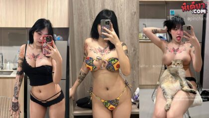 คลิปหลุดทวิตเตอร์ Pinchxnn น้องปิ่นชลสาวขี้เงี่ยนมาโชว์เสียวโดนแฟนหนุ่มจับเลียหีงานโครตดีจับกระแทกหีครางเสียวลั่นห้องงานดีจัดๆของโครตดี