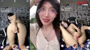 คลิปหลุด lukmoo71 น้องลูกหมูจากดิสดัง น้องแม่งสาวแว่นน่าเย็ดชิบหายไม่แปลกใจเลยทำไมหลายๆคนชอบดูหีน้อง หีสวยน่าเย็ดงานดีสัสๆเลย