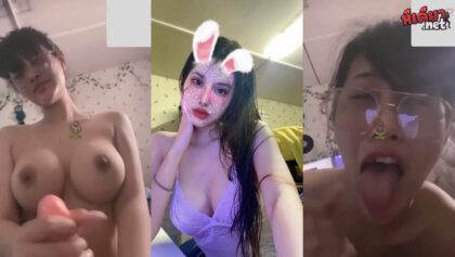 คลิปหลุดทางบ้าน สาวหุ่นเด็ดๆ มาคอลเสียวกับแฟนหนุ่มงานอย่างเด็ด ต่อด้วย เอาควยปลอมมาโม๊คควยงานโครตแจ่ม ต่อด้วยมาขึ้นขย่มเย็ด ควยปลอมงานโครตดีจัดๆ