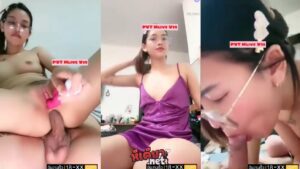 คลิปหลุดMlive IDX 65869584 สาวสวยมาในชุดน้องสีชมพู จับควยเทพมาอมจนเสียวก่อน ขึ้นขย่มอย่างมันส์ รูเดียวไม่พอเอาโด้ยัดอีกอันเสียวสุดๆ