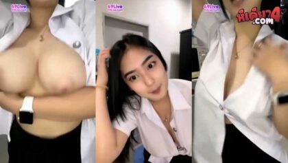 คลิปหลุดไลฟ์สดthlive สาวชุดนักศึกษามาไลฟ์สดเต้นยั่วเย็ดโชว์เสียวได้เด็ดจัดๆ มาขย่ำนมในชุดนักศึกษาโครตเด็ด ต่อด้วยก่อนจบไลฟ์สดมาแก้ผ้าโชว์นมให้ดูดแล้วนมอย่างเด็ดหัวนมสีชมพูมานวดนมโชว์เสียว