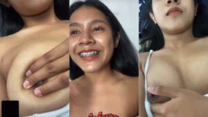 คลิปหลุดคอลเสียว สาววัยรุ่นจัดฟัน คอลเสียวกับแฟนหนุุ่มอย่างเด็ด นมอย่างสวยหัวนมโครตหน้าดู นั่งขยี้นมยั่วเย็ดจัดๆ