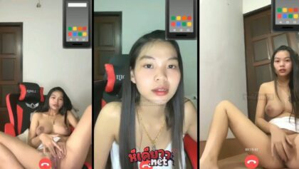 คลิปหลุดทางบ้าน  สาวสวยน่ารักเปิดกล้องโชว์หี นมอย่างใหญ่เกินตัวมาก งานนี้น้องจัดหนักจัดเต็มติ้วหีโชว์อย่างเสียวหีน่าเลียจัด xxx porn thai