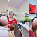 คลิปหลุด onlyfans Mojiniim น้องนุ่มนิ่มเห็นแฟนดูบอลเลยยั่วจัดเลยโดนจัดหนักจับเย็ดหีจับซอยหีกระเด้าหีไม่ยั้งเด็ดๆ